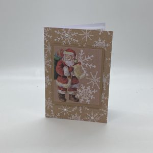 Santa And His List Card