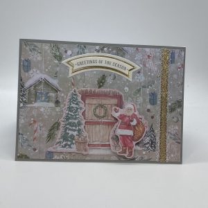 Santa Greeting Christmas Card