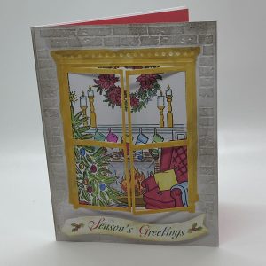 Season's Greeting Open Window Card