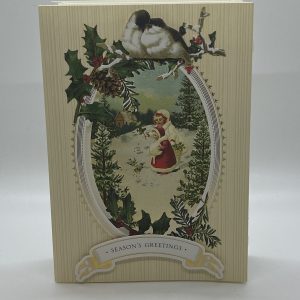 Season's Greetings Stand Up Tunnel Card