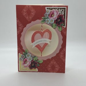 Sending Love On Valentines Day Twirl Card