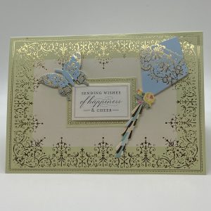 Sending Wishes Of Happiness & Cheer Card