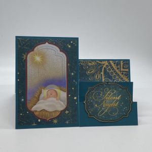 Silent Night Stepper Card