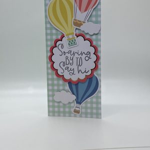 Soaring By To Say Hi Slimline Card