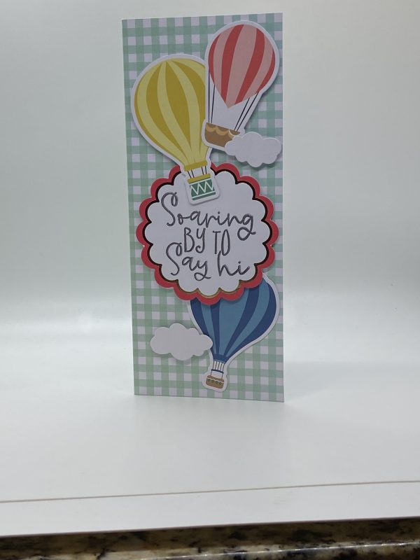 Soaring By To Say Hi Slimline Card