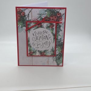 Sparkling Holly Berries Card