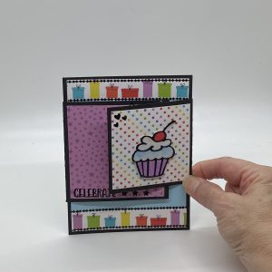 Special Fold Celebrate Birthday Glitter Card