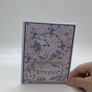 Special Fold Friendship Clock Card