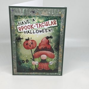 Spooktacular Gnome Halloween Card