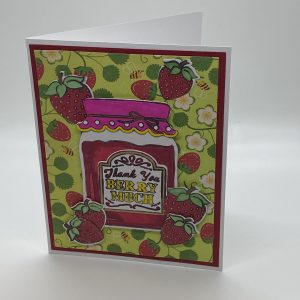 Berry Jam Thank You Card