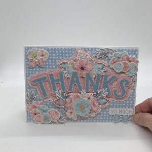 3D Thanks Card