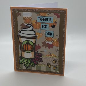 Thankful For You Glitter Card