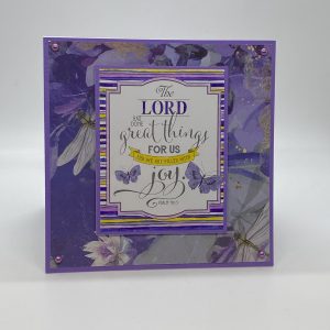 The Lord Has Done Great Things Scripture Card