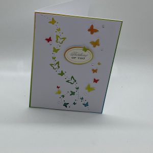 Thinking Of You Butterfly Cutout Card