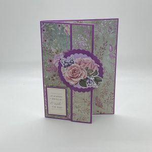 3D Roses On Special Fold Card