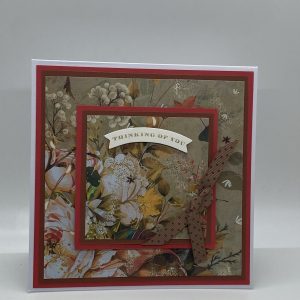 Thinking Of You Layered Floral Sympathy Card