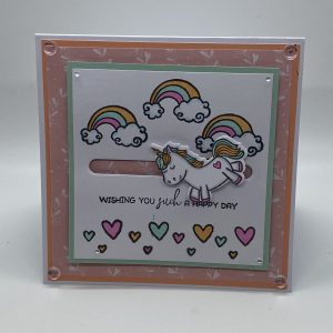 Unicorn Slider Card