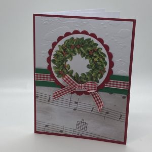 Wreath Musical Print Card