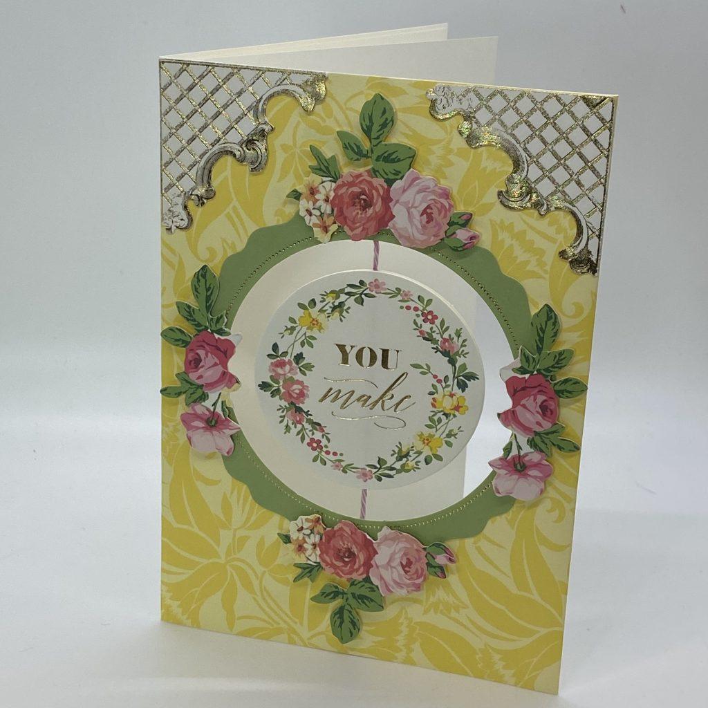 You Make Me Smile Twirling Card