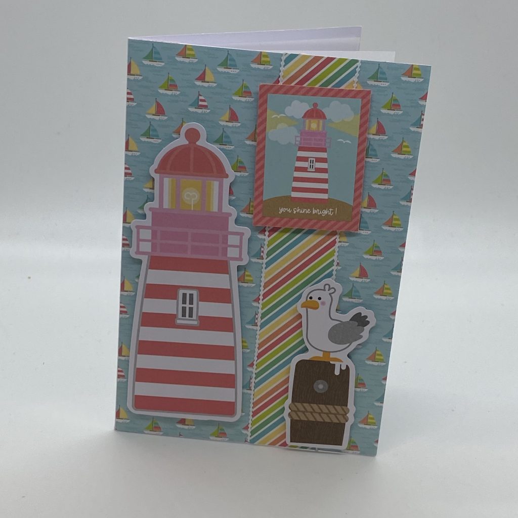 You Shine Bright Lighthouse Card