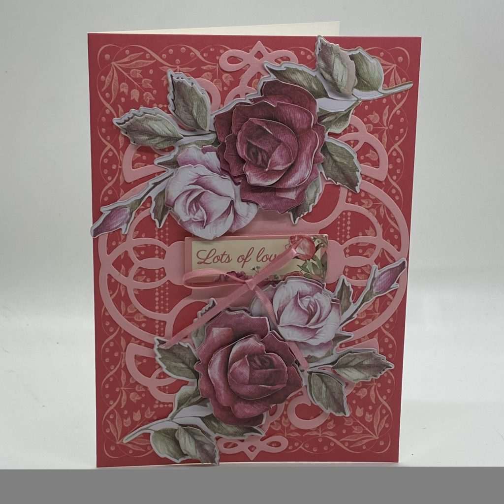 3D Roses Valentine Card