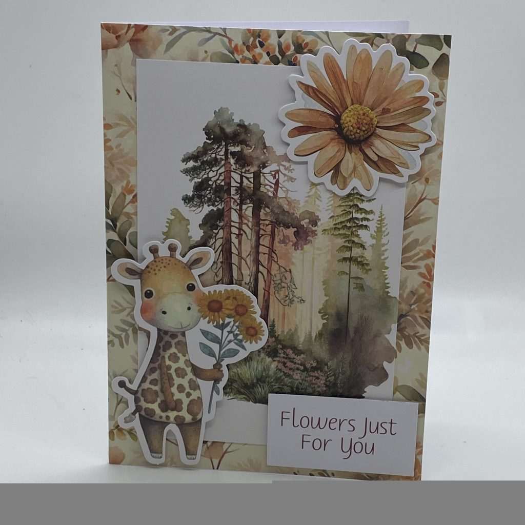 Giraffe Thank You Card
