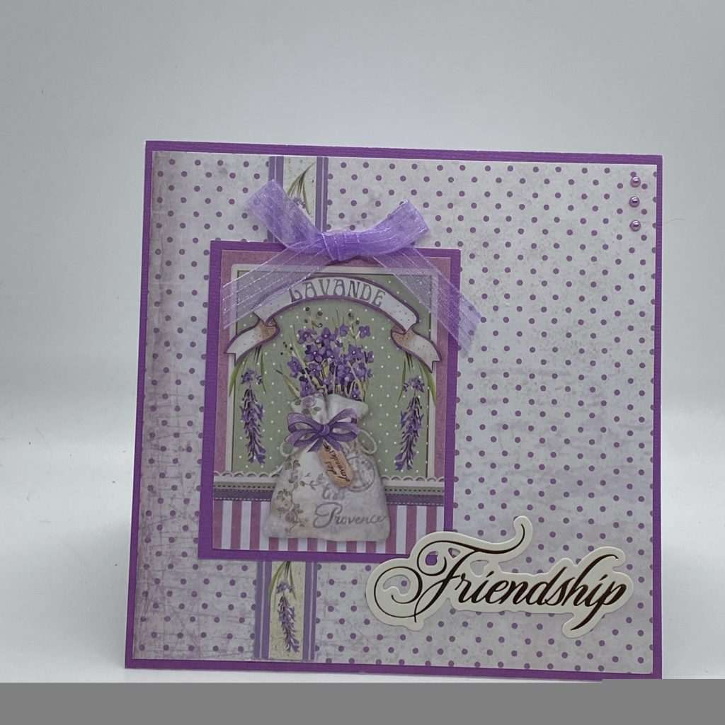 Lavender Bag Friendship Card