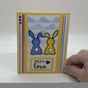 Love Bunny Glitter Card