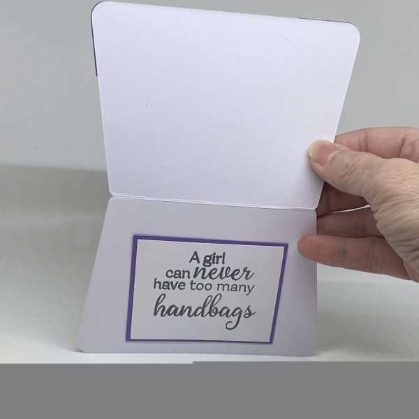 Purse Shaped Greeting Card