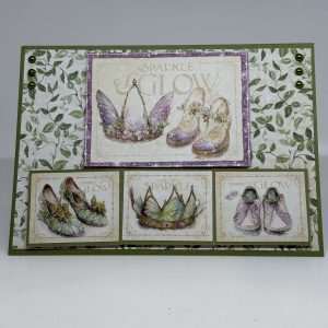 Fairy Shoes And Crowns Card