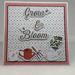 Bunnies And Gardening Card