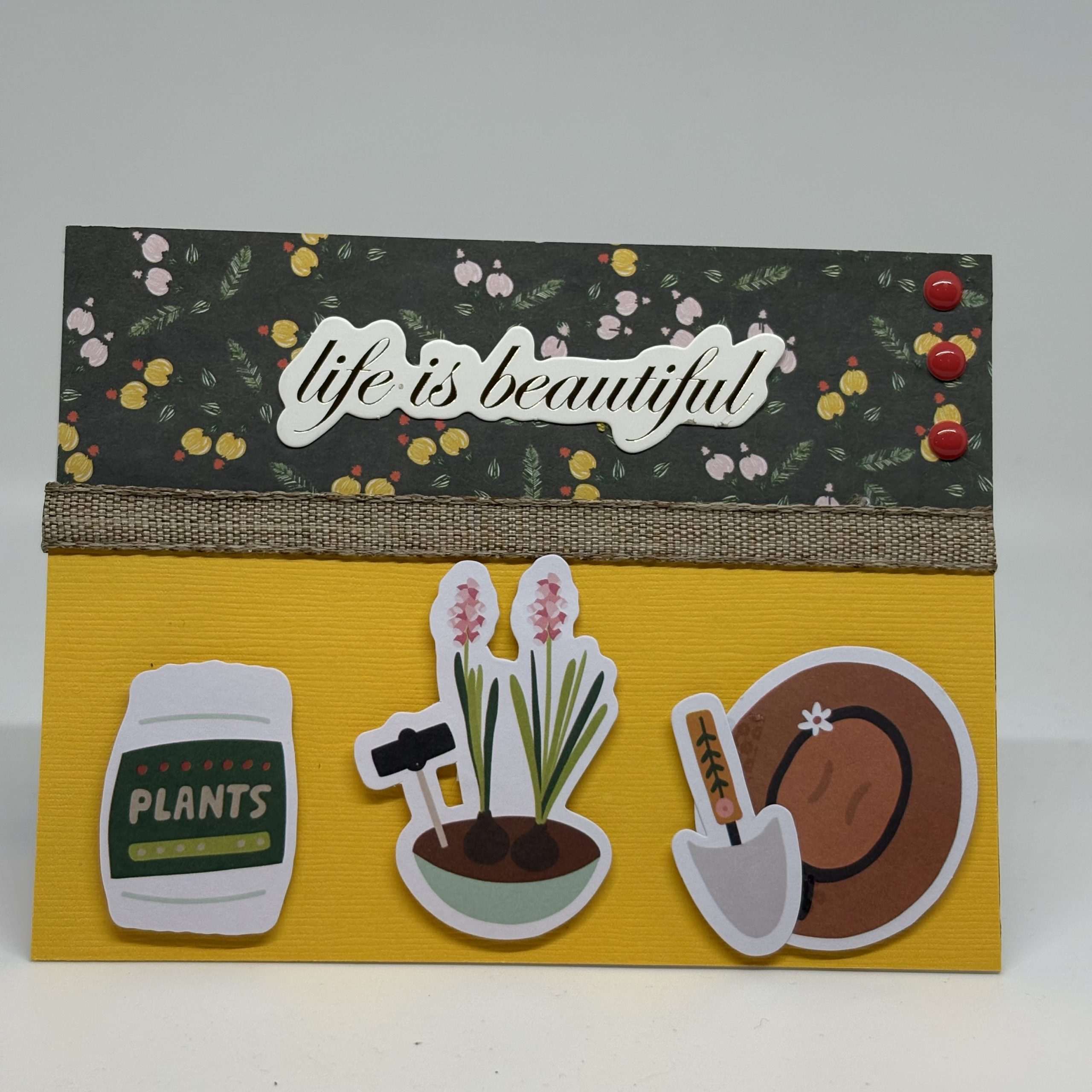 Plants And Gardening Inspirational Card