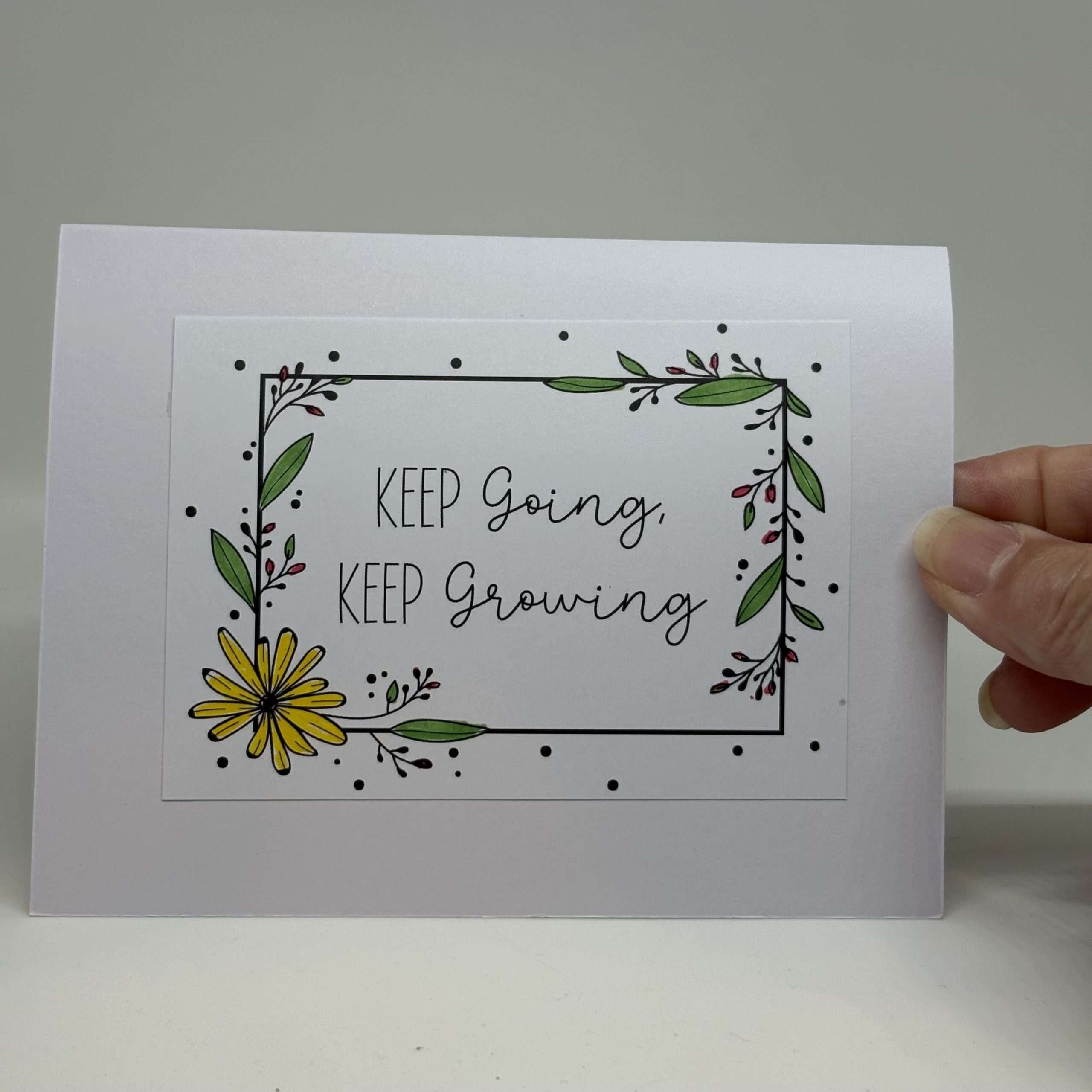 Plants And Gardening Inspirational Card - Image 2