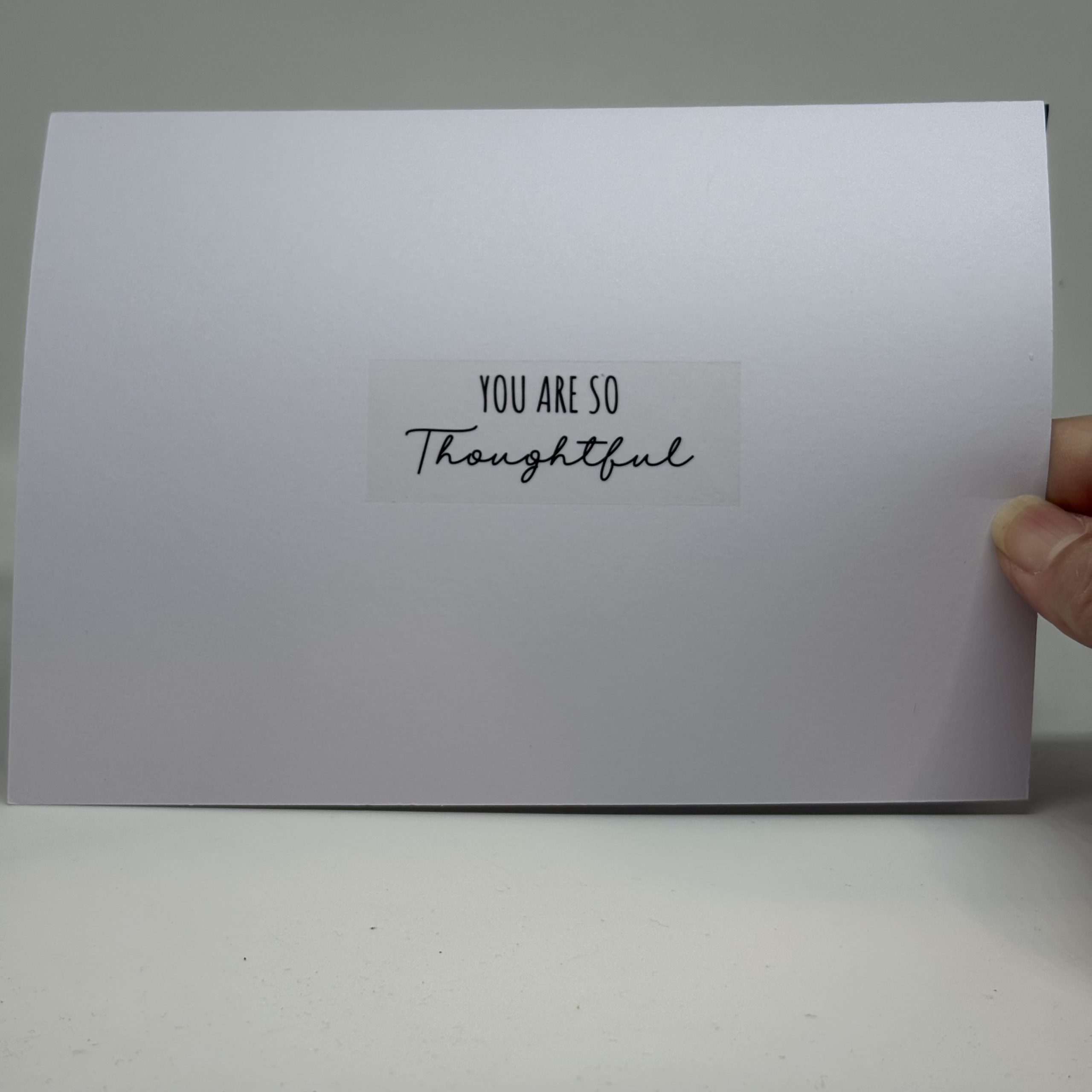 Tree Limb And Mushrooms Thank You Card - Image 2