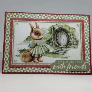 IMG_3171 Bunny Holding Hidden Present Friendship Card