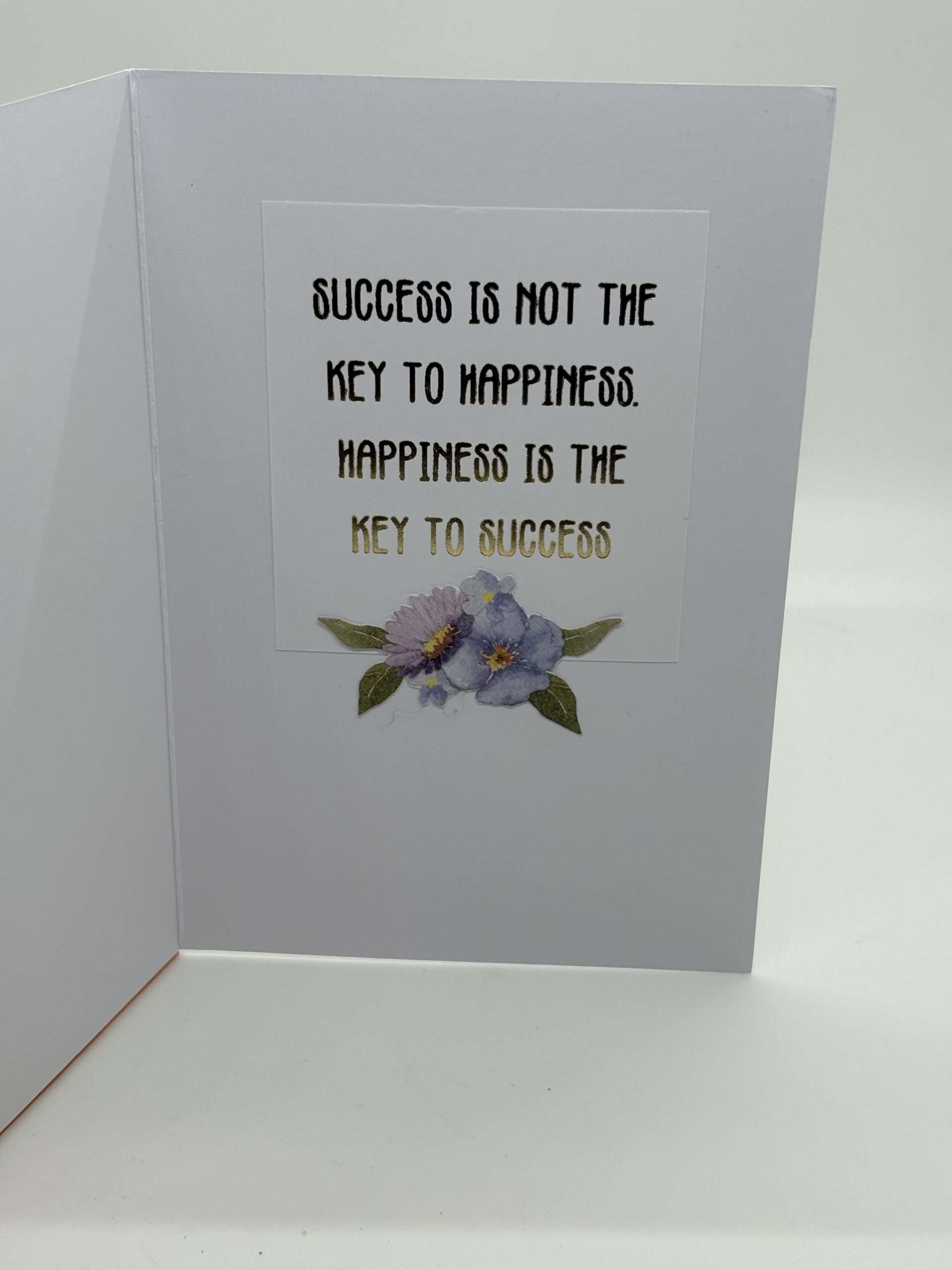 Cat With Fence Inspirational Card - Image 2