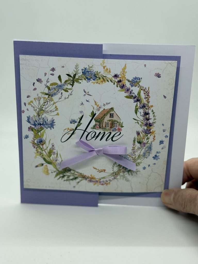 Floral Wreath Inspirational  Card