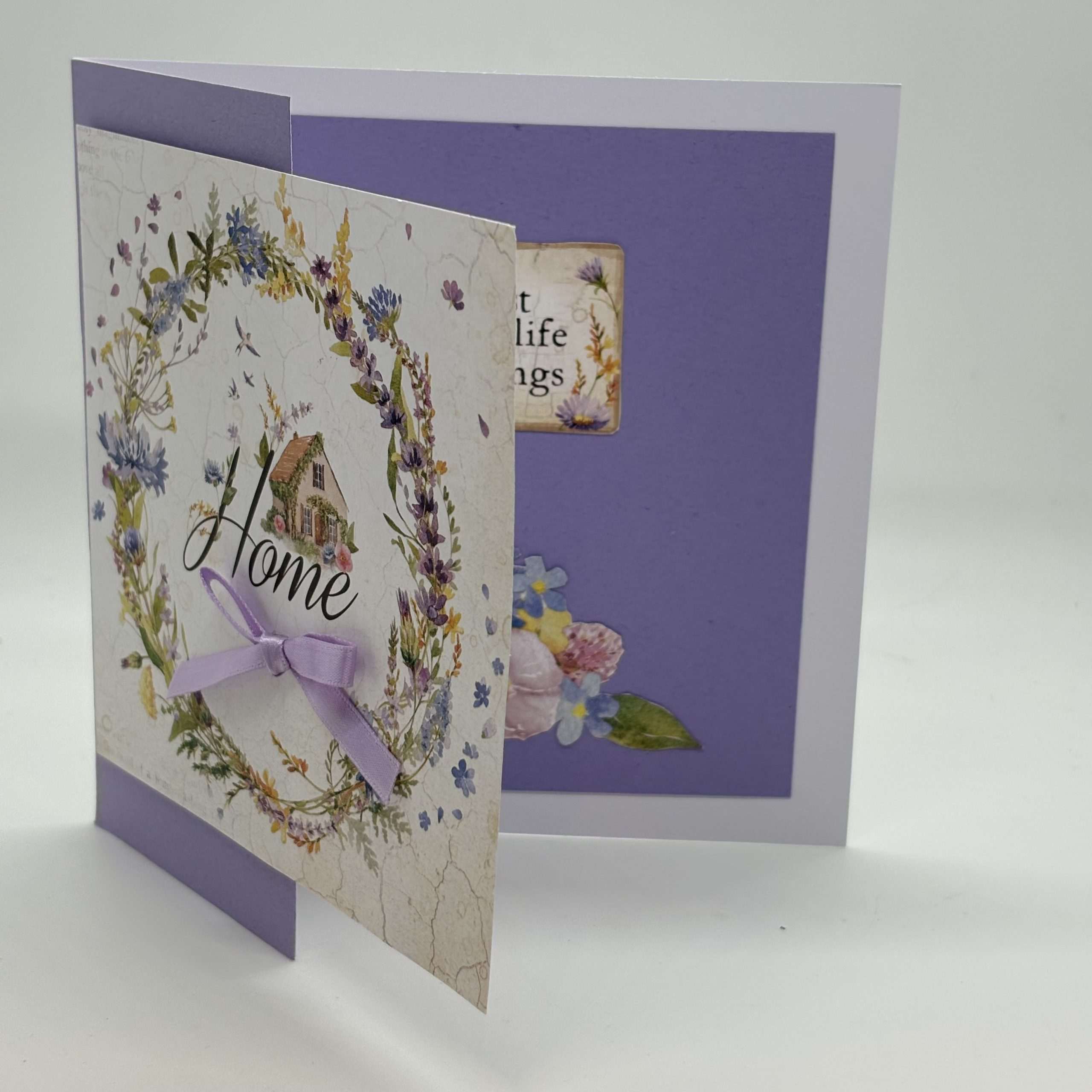 Floral Wreath Inspirational Card - Image 2