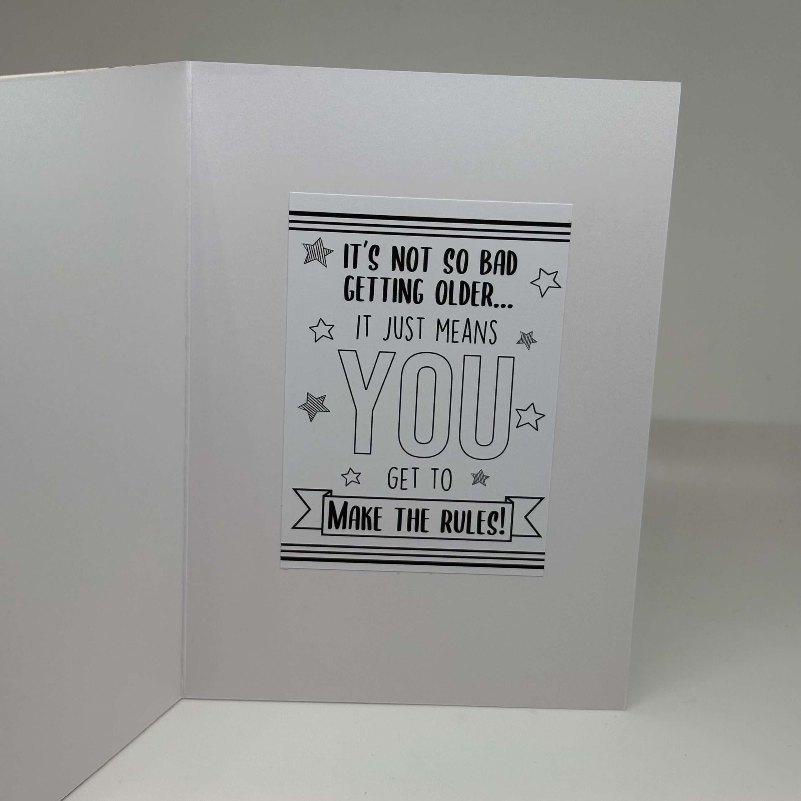 Royally Old Congratulations For Him Card - Image 2