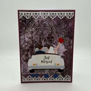 Just Married Wedding Card