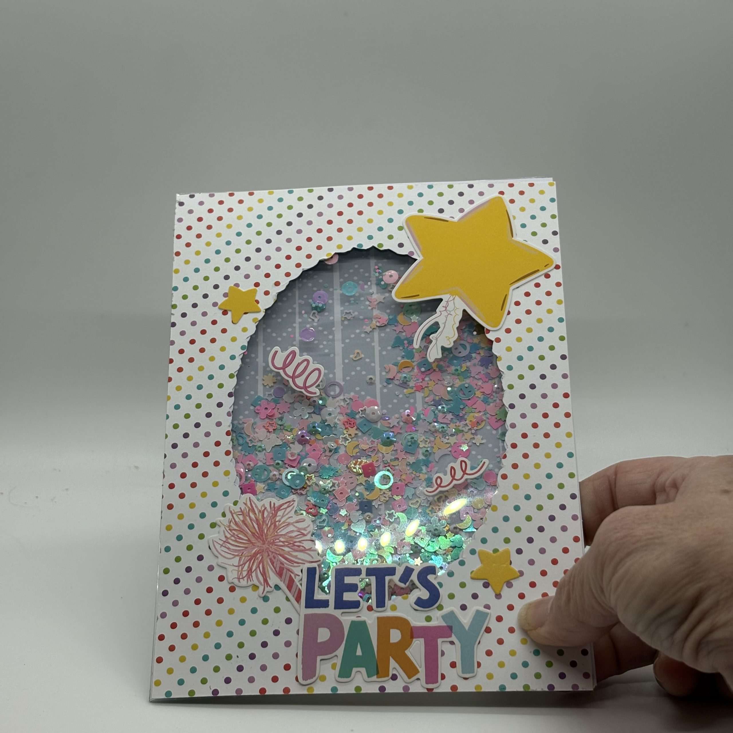 Scratch And Smell Shaker Let's Party Card - Image 2