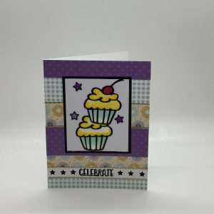IMG_3637 Cupcake Glitter Birthday Card