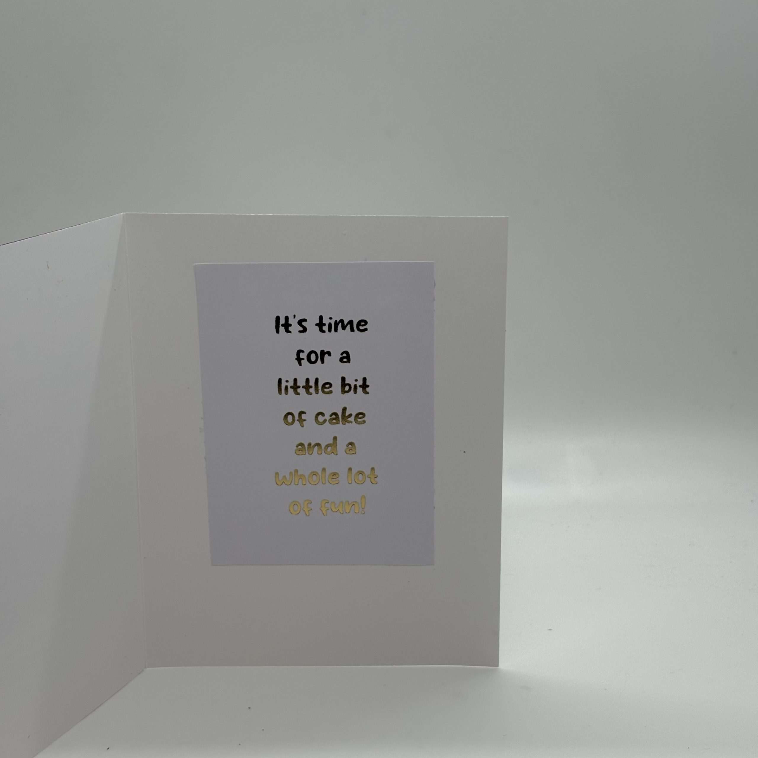 Cupcake Glitter Celebration Card - Image 2