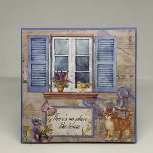 Window With Cat Mother's Day Card