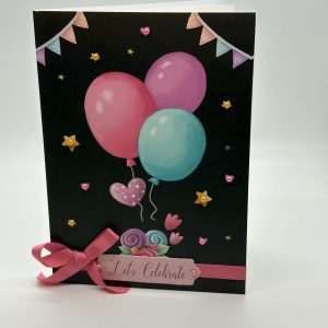 IMG_3761 Bunch Of Pastel Balloons Birthday Card