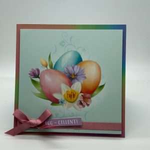 Group Of Eggs Easter Card