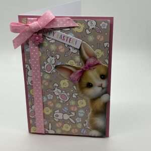 Peeking Bunny Easter Card