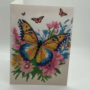 Beaded Butterflies Inspirational Card