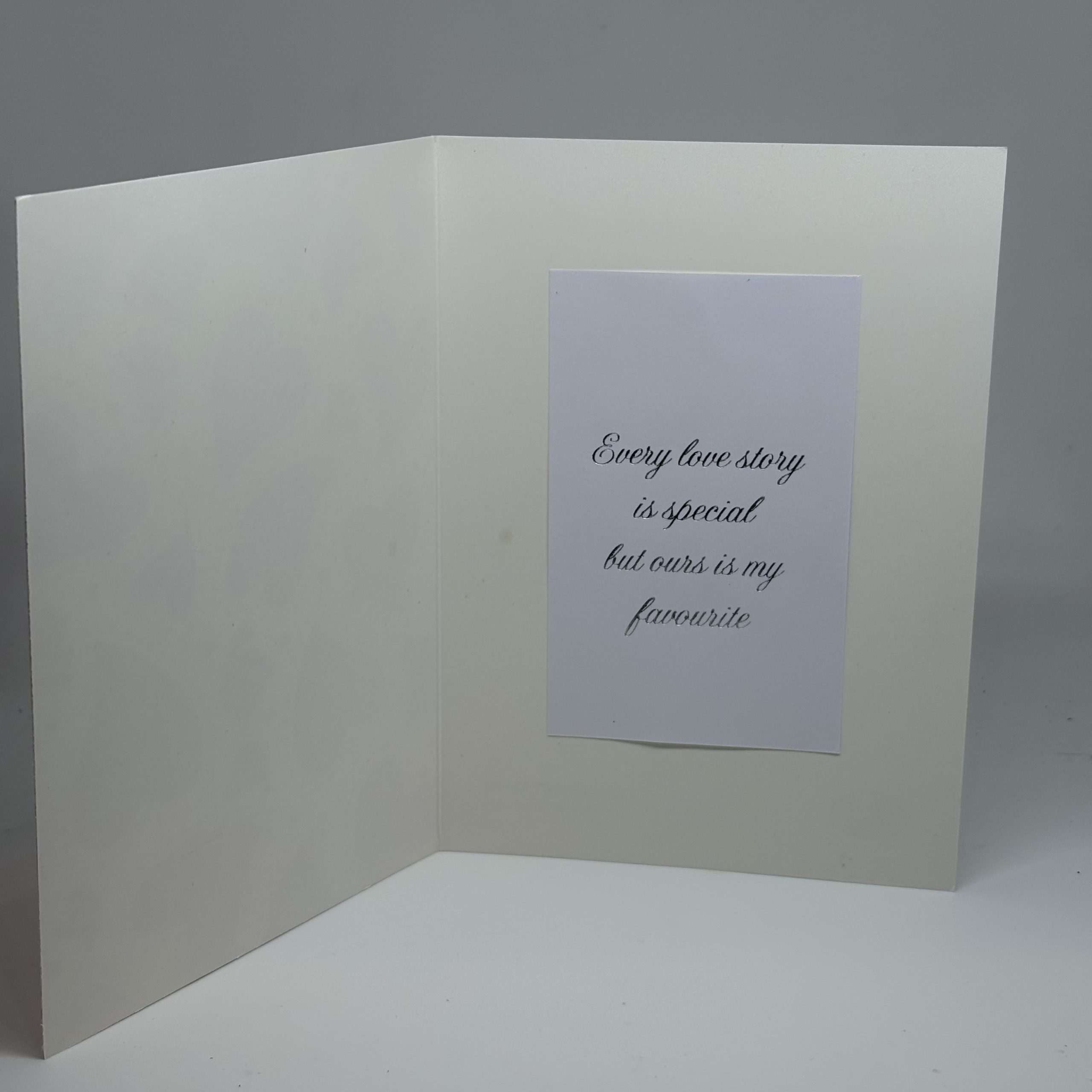 Beaded Multiple Red Hearts Love Card - Image 2